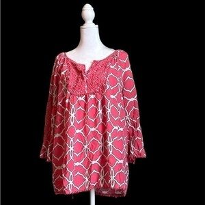 Crown and Ivy 1 X summer blouse